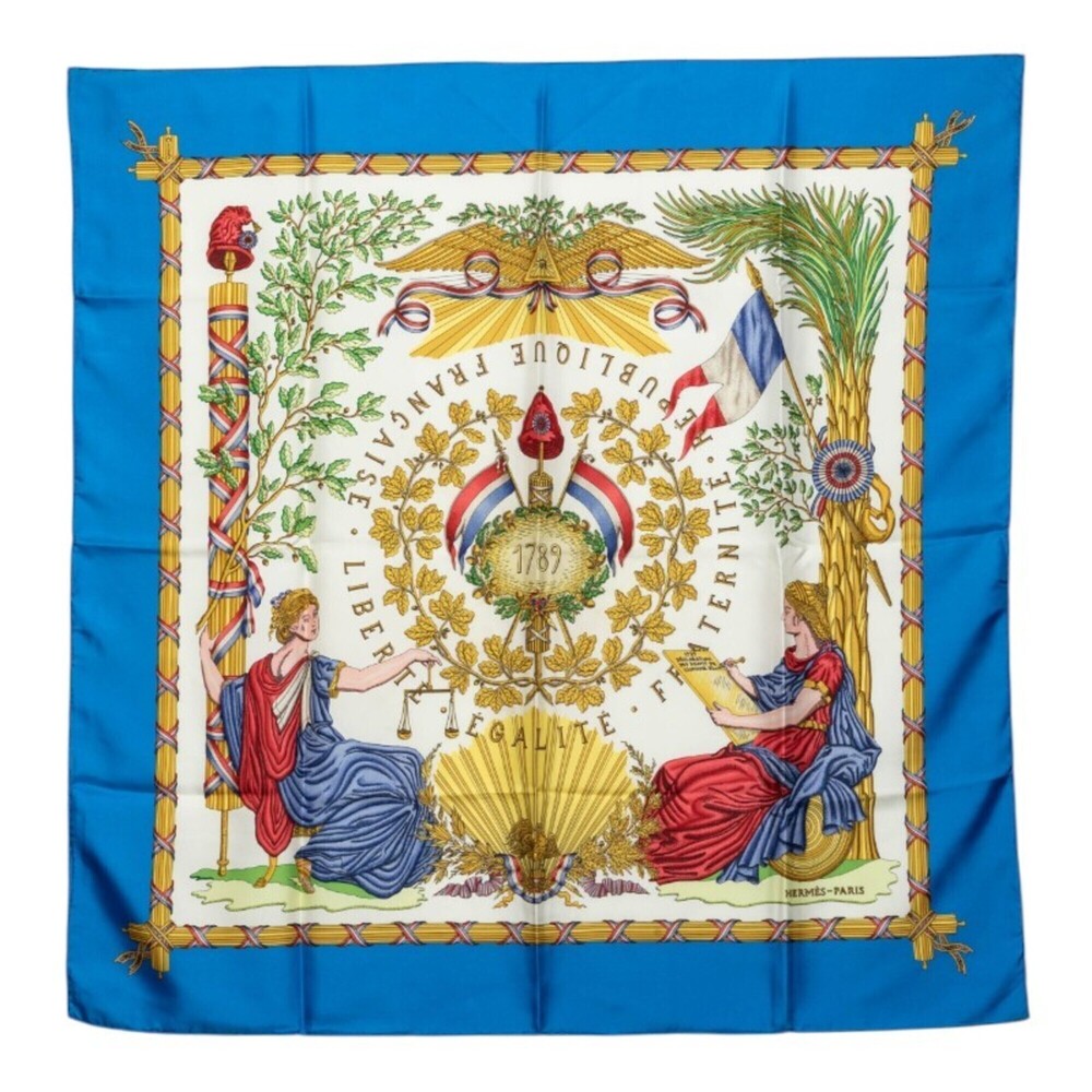 Hermes Carre 90 Rpublique Franaise Libert galit Fraternit 1789 - Commemoratin...